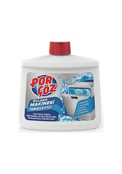 2 Adet Porçöz Bulaşık Makinesi Temizleyici 250 Ml