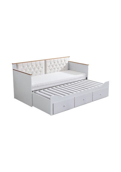 Alaçatı Divan Çekmeceli Açılır Çift Kişilik Karyola + Soft Yatak