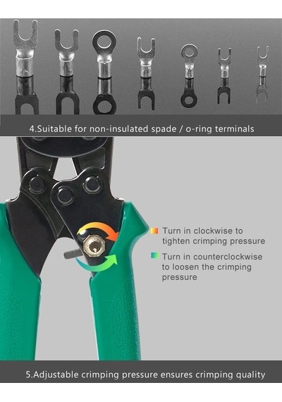 Proskit Cp-151a Terminal Pabuç Sıkma Pensesi 0,5-3,5mm² 1 Adet