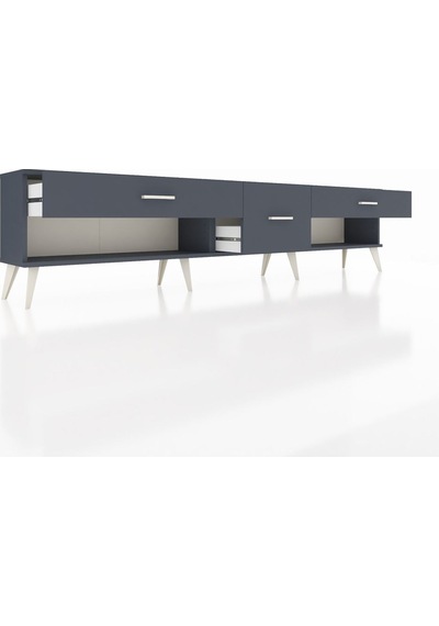 Arges Tv Ünitesi 3 Çekmeceli 220x30x51 Antrasit-antrasit Antrasıt/antrasıt - Antrasıt Arges Tv Ünitesi 3 Çekmeceli 220x30x51 Antrasit-antrasit Antrasıt/antrasıt - Antrasıt