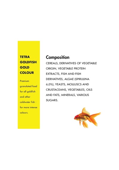 Goldfish Colour Japon Balık Yemi 250ml 75gr