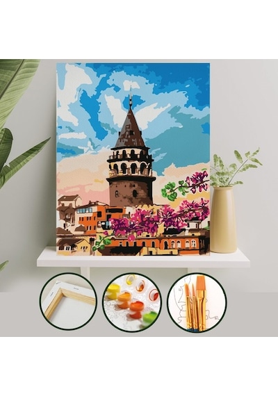 Sayılarla Boyama Tuval Seti 40X50 Cm - Galata Sayılarla Boyama Tuval Seti 40X50 Cm - Galata