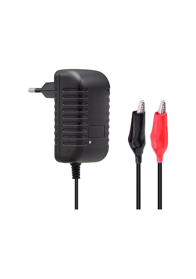 Weko 14.4 Volt 1 Amper Krokodil Uçlu Adaptör Akü Şarj Cihazı Aleti Kuru Asit Jel Aküde Kullanılır 14.4v-1a