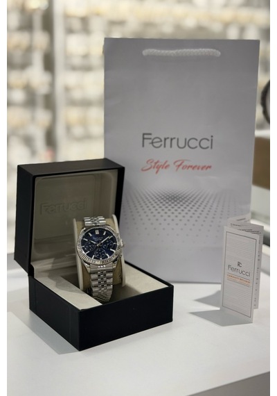 Çelik Kordon Su Geçirmez Garantili Erkek Kol Saati Fcf-03697m Gümüş 05564143