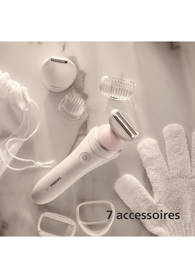 Philips BRL146/00 Lady Shaver Series 6000 6 Aksesuarlı Kablosuz Tıraş Makinesi