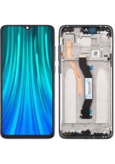 Xiaomi Redmi Note 8 Pro Uyumlu Çıtalı Lcd Ekran Dokunmatik Siyah