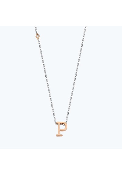 Altınbaş Silver Pırlantalı P Harfi Kolye Int238p-925-1