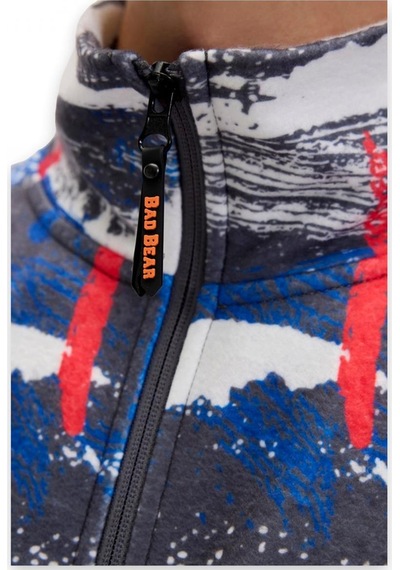 Bad Bear 24.02.21.001 Drew Full Zip Polar Mavi Erkek Ceket Mavi