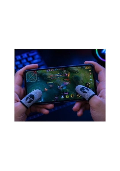 Elfo E-sports Gaming Parmak Eldiveni 1 Çift Ultra İletken Gümüş Fiber Kumaş