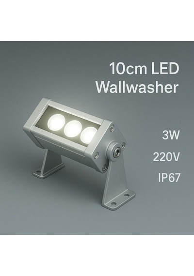 10cm 3watt Wallwasher Led Naturel Beyaz 4000k Duvar Boyama