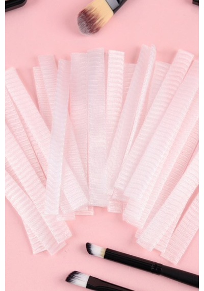 Mucit Home Makyaj Fırçası Koruyucu Far Allık Kontür Eyeliner Fırça Malzemeleri Ürünleri Koruyucu File Kapak Örgü Kılıf Set 20li