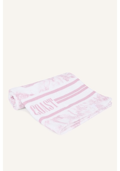 Defacto Desenli Pamuklu Pembe Plaj Havlusu W8309az26smpn1 Pembe-pn1