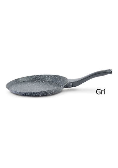 Thermoad Granit Döküm Gözleme Krep Tavası Gri 26 CM