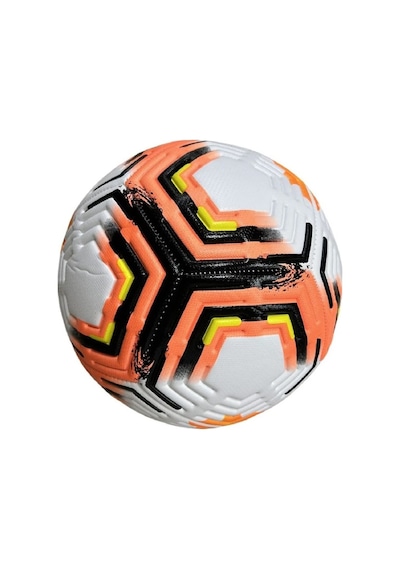 2025 Desenli Tasarım Futbol Topu 4 Astarlı No:5 480 Gr + Pompa Hediyeli X506 Çok Renkli