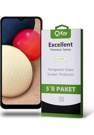Samsung Uyumlu Galaxy A02S Ekran Koruyucu Cam 5 Adet Ekonomik Paket (554293259) 20 Tl Fark Ile Apple  iPhone Hızlı Şarj Kablosu