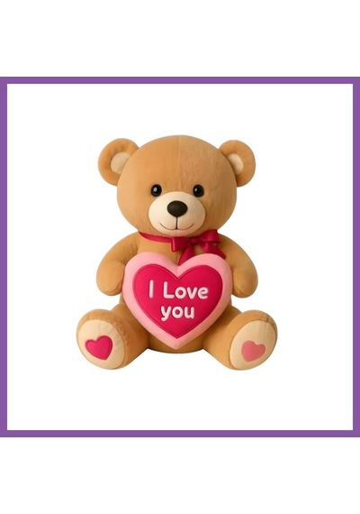 Bezos Pl50166 40 Cm I Love Ayılar Bzoshb Çok Renkli