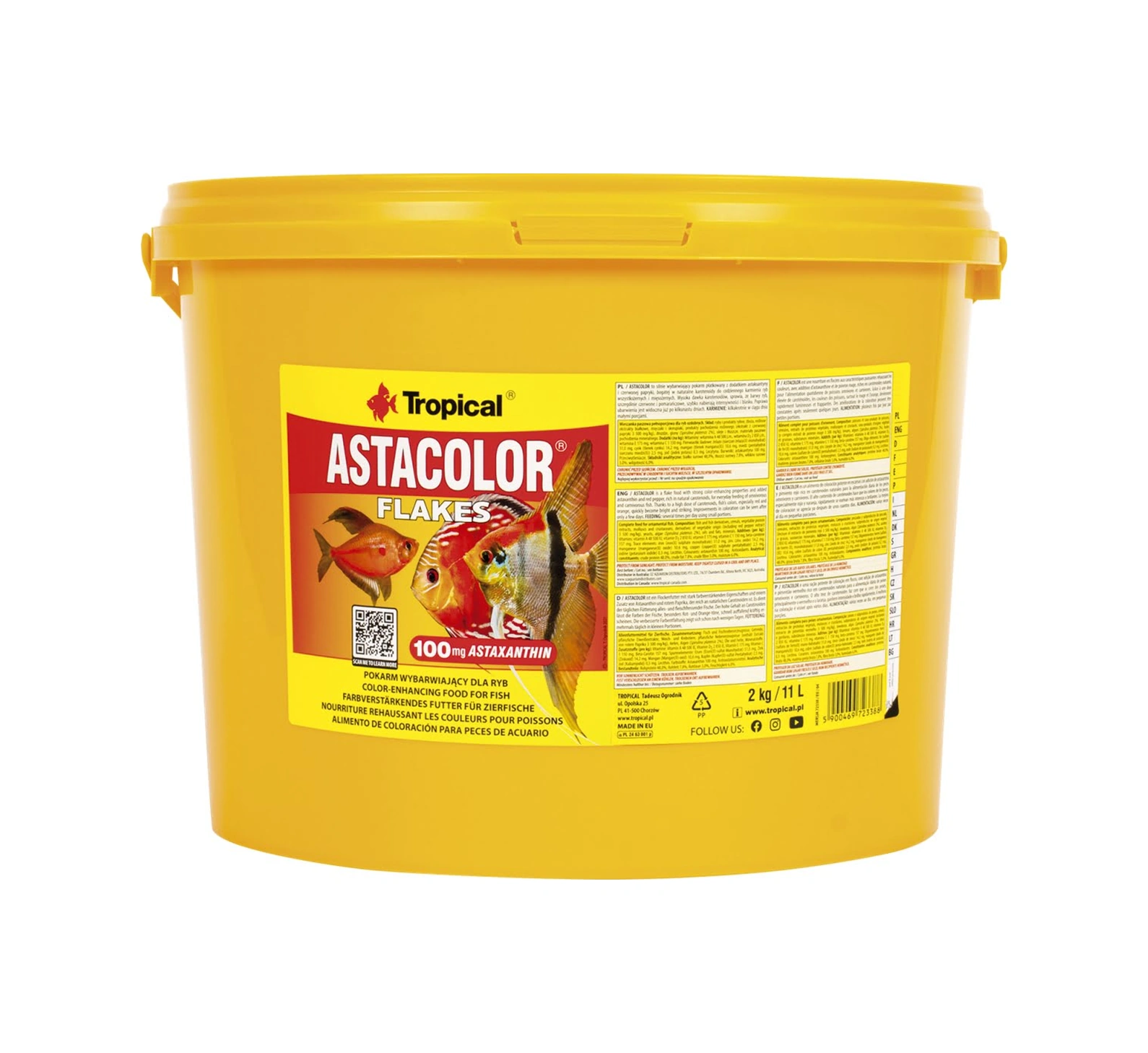 Tropical Astacolor Flakes 100 Gram Açık
