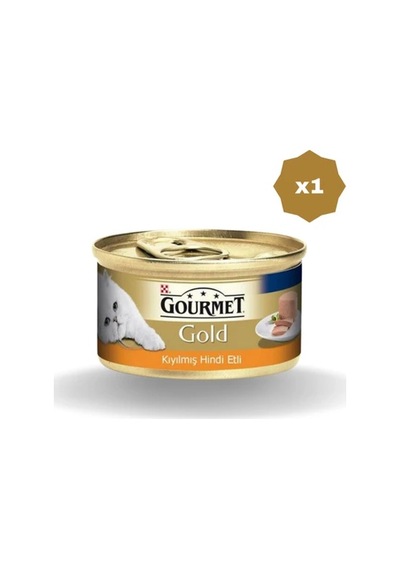 Felix Kedi Yaş Mama Gourment Gold Kıyılmış Hindili 85 Gr - 1 Adet