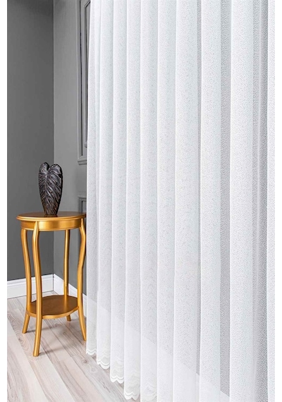 Evdepo Home Kullanıma Hazır Örme Tül Perde (540724560)