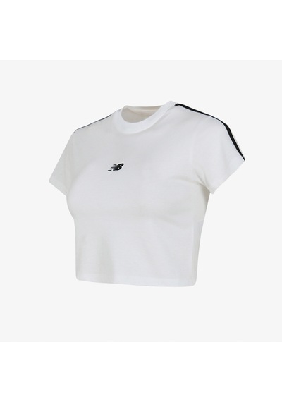 New Balance Nb Lifestyle Women T-shirt Kadın Beyaz T-shirt Wnt3626-wt 2800324