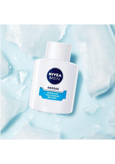 Nıvea Men Hassas Serinletici Tıraş Sonrası Balsam 100 Ml, Hassas Ciltler, Alkolsüz Formül, Hızlı Emilir