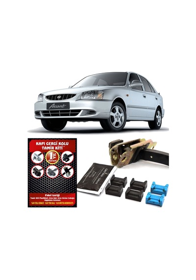 Barrer Hyundai Accent Kapı Gergi (Limitör) Tamir Kiti 2000-2006