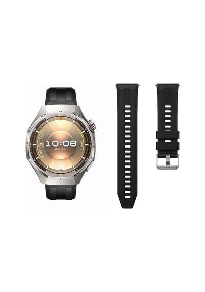 Sneezy Huawei Watch Gt6 Pro 46mm İle Uyumlu Spor Silikon Metal Tokalı Soft Saat Kordonu