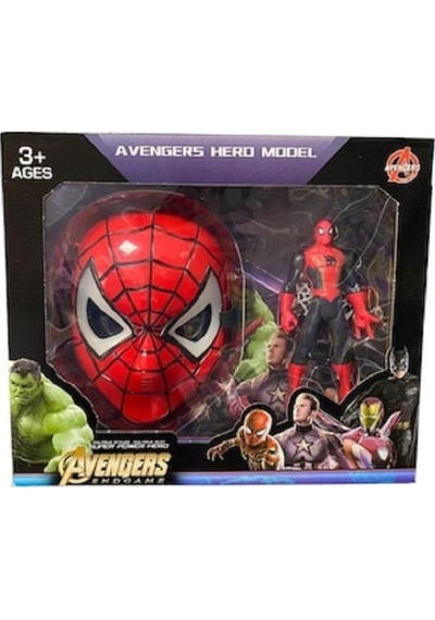 Spiderman Maskesi Ve Spiderman Karakter Figürü