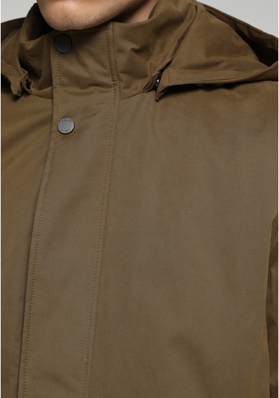 Colin's Colins Regular Fit Çıkarılabilir Kapüşonlu Fermuarlı Astarlı Erkek Kahverengi Mont Cl1082068 Q1.v1 Cml Camel