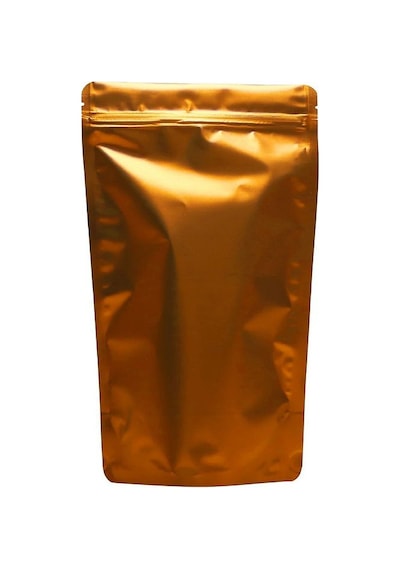 Packtory Turuncu Mat Kilitli Doypack Ambalaj 16X27+4 cm. 500 Gr. -50 Adet