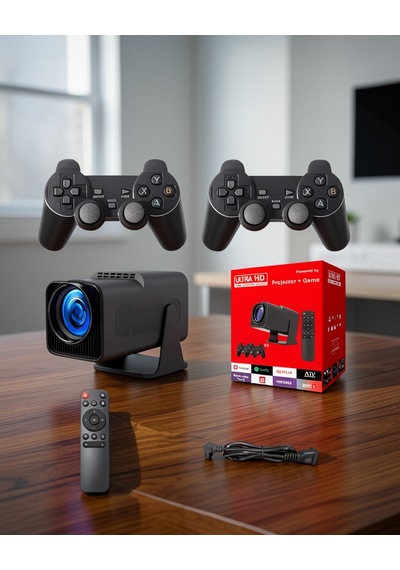 Projeksiyon Cihazı 2000+ Oyun Destekli Uczprojeksiyongamebox3