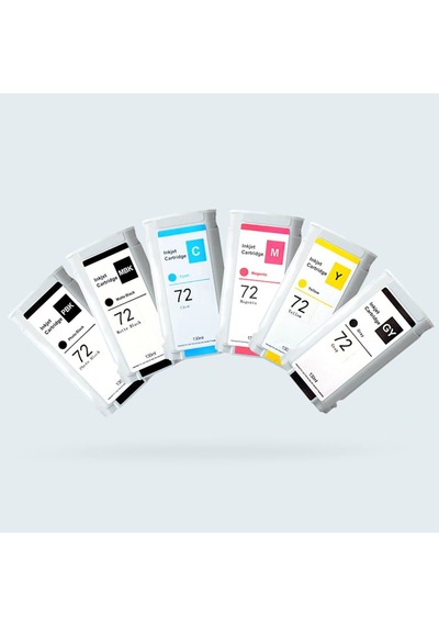 Hp 72 6 Renk Uyumlu Kartuş / Hp Designjet T610 / T620 / T770 / T7
