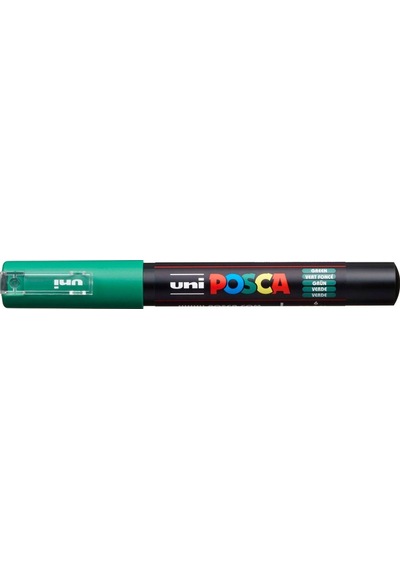 Unıball Posca 0.7 Mm Markör Kalem Yeşil Diğer