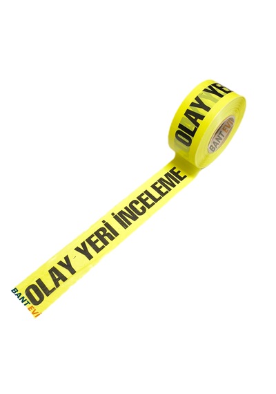 Olay Yeri İnceleme Bandı 50mt Olay Yeri İkaz Şeridi (Yapışkansız)