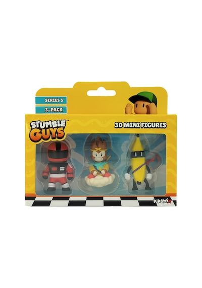 Stumble Guys Üç Boyutlu Üç Parça Mini Figür Set 6