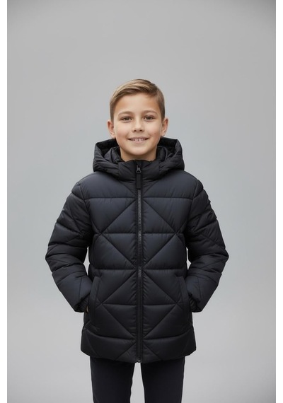 Benitto Kids Erkek Çocuk Şişme Mont 51378 Siyah