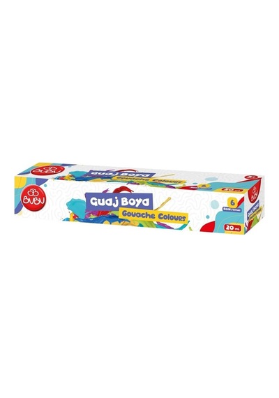 -gua002 Guaj Boya 6 Renk 20 Ml Çok Renkli