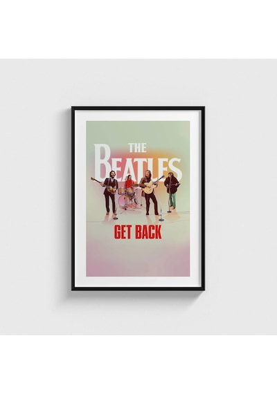 The Beatles Get Back Dizi Posteri Tablo Çerçeveli Poster Duvar Dekorasyonu Siyah Çerçeveli Tablo Siyah Çerçeveli Tablo Dn11d471sıyah