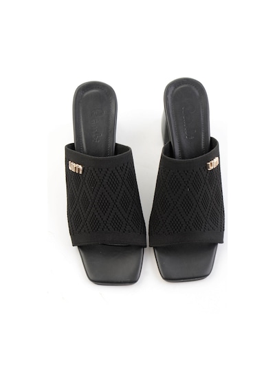 Bambi Siyah Triko Kadın Terlik K04891211682