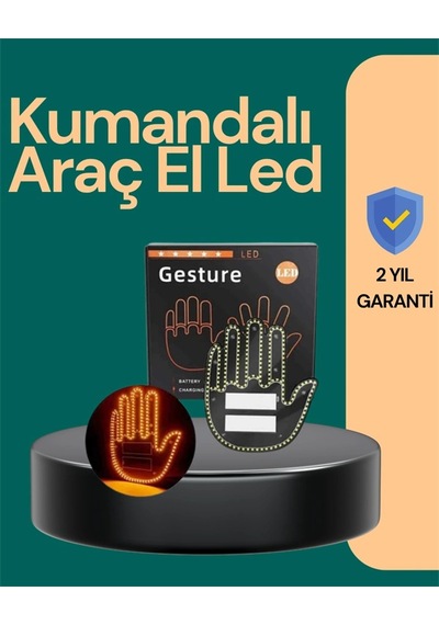 Kablosuz Kumandalı Led Jest Işığı 3 Modlu Araba Arkası Mesaj Işığı, 203 Led İle Yüksek Parlaklık Diğer 99279738