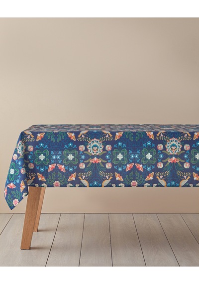 English Home Perfection Polyester Masa Örtüsü Lacivert Lacivert