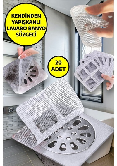 20'lu Banyo Gider Süzgeci, Sineklik Tamir Kiti