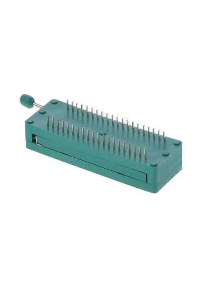 40 Pin Zif Soket Mandallı Kolay Entegre Montaj Aparatı Geliştirme Kartı Altın Kaplama 2.54mm Dıp Zıf
