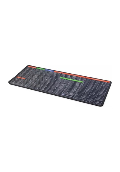 Onezero Zr915 Mouse Pad 300 X 700 Mm - Pc Klavye Kısayolları Desenli Gaming Mousepad - 1 Adet
