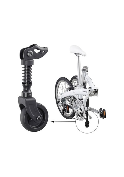 Dahon Park Ayağı Landing Gear Tekerlekli Siyah