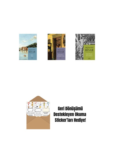 Boğaziçi Yalıları Kitap Boy + Ali Nizami Bey İn Alafrangalığı Ve Şeyhliği Kitap Boy + Ahmet Haşim: Şiiri Ve Hayatı + Okuma Sticker'ları