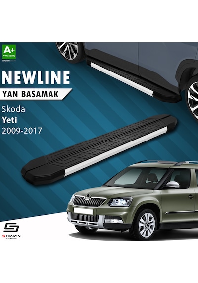 S-dizayn Skoda Yeti Newline Aluminyum Yan Basamak 173 Cm 2009-201