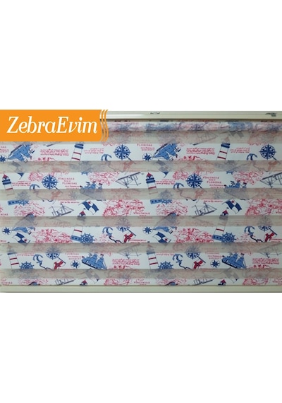 Gemici Desenli Zebra Stor Çocuk Perde