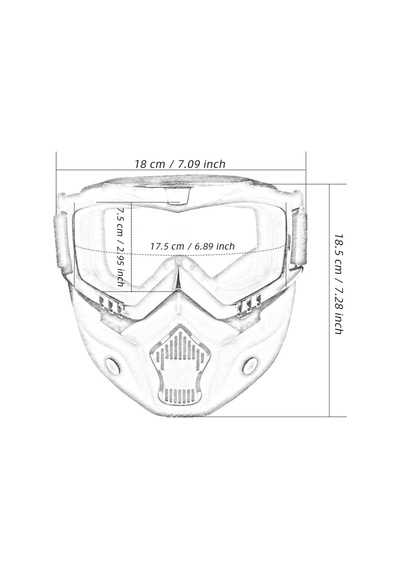 Tex 710 Jet Kask Maskesi, Jet Kask Maskesi (529772774)