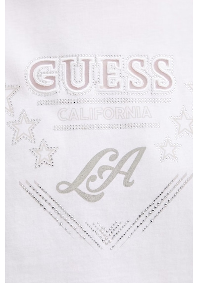 Guess Bayan T Shirt W6rı30 I3z14 G011 Beyaz BEYAZ